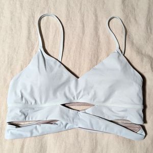 Lululemon light mint blue sports bra size 10